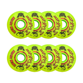 Rink Rat Roller Hockey Wheels - Trickster XX 76mm 79A Green/Red (8-Pack)