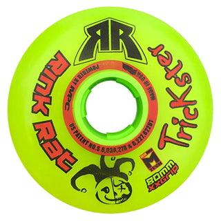 Rink Rat Roller Hockey Wheels - Trickster XX 80mm 79A Green/Red (Single)