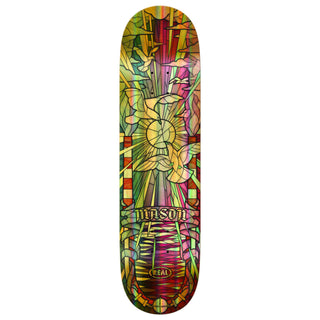 Real  Skateboard Deck Silva Rainbow Foil Holo Cathedral 8.25" x 31.5"