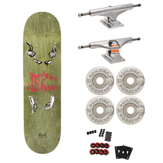 Real Premium Skateboard with Indy Trucks, Spitfire Wheels 8.12" Mason by Natas II