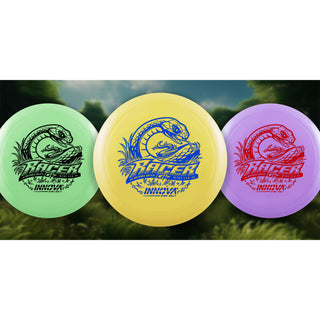Innova Disc Golf GStar Racer Distance Driver 12/6/-1/2 Orange/Green Shatter 173 grams