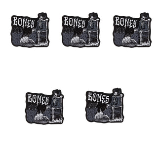 Bones Wheels Skateboard Sticker Reaper Hades 4" 5-Pack