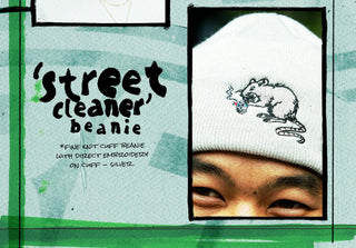 Real Skateboards Beanie Street Cleaner Cuff Silver