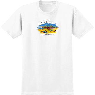 Real Skateboards Shirt Pier 7 White