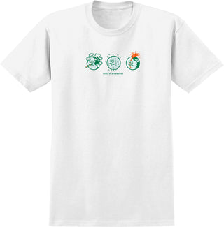 Real Skateboards Shirt How Are You White