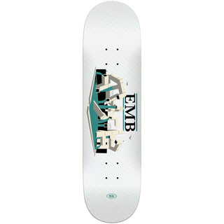 Real Skateboard Deck EMB White 8.5" x 31.85"