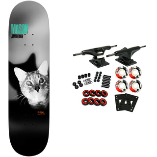 Real Skateboard Complete Jawbreaker Mason Silva Unfun Black 8.28" x 31.7"