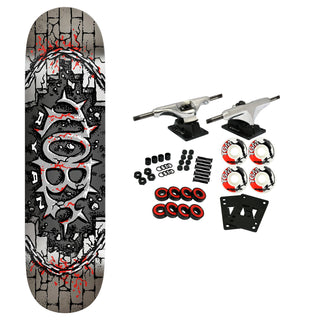 Real Skateboard Complete Toby Ryan Oval Silver 8.38" x 32.25"