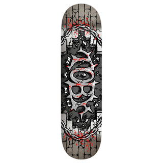 Real Skateboard Deck Toby Ryan Oval Full SE Silver 8.06" x 31.5"