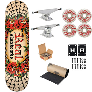 Real Premium Skateboard Complete Harry Lintell Team Oval 8.5" Ft. Krux/Spitfire/Independent