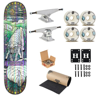 Real Premium Complete Skateboard Dennis Busenitz Holographic Cathedral 8.38" Ft. Krux/SML/Independent