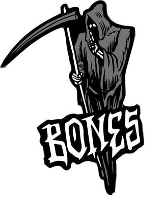 Bones Wheels Skateboard Sticker Reaper Burial 4" 5-Pack