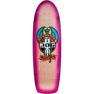 Dogtown Skateboard Complete Red Dog OG 70s Rider Natural/Purple 9.135" x 30.371"