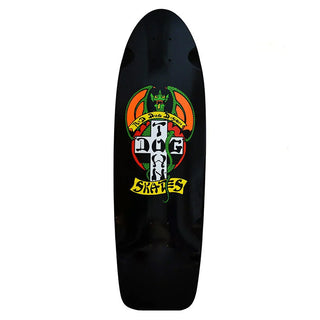 Dogtown Old School Skateboard Deck OG Red Dog 70's Classic Black 9" x 30"