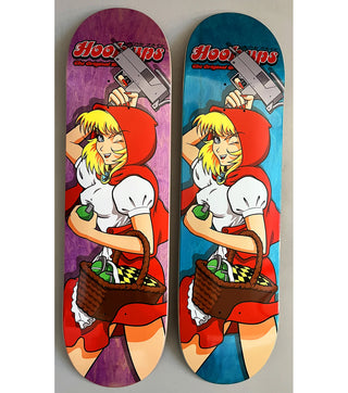 Hook Ups Skateboard Deck Red Riding Hood 8.5" x 32.25" Assorted Colors