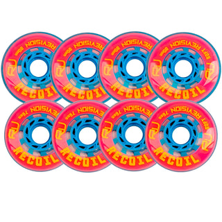 Revision Roller Hockey Wheels Indoor 76/80 HiLo Recoil Soft Pink 8-Pack