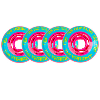 Revision Roller Hockey Wheels Indoor 68mm Variant Soft 74A 4-Pack