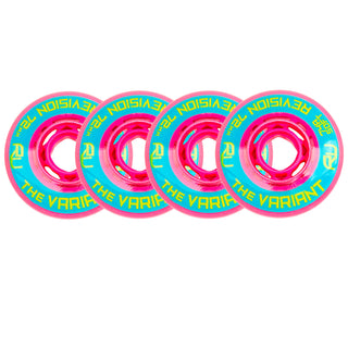 Revision Roller Hockey Wheels Indoor 72mm Variant Soft 74A 4-Pack