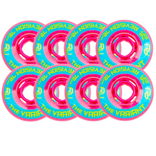 Revision Roller Hockey Wheels Indoor 72mm Variant Soft 74A 8-Pack