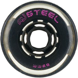 Revision Roller Hockey Wheels Multi Surface 80mm Variant Seel 80A Black/Pink 8-Pack