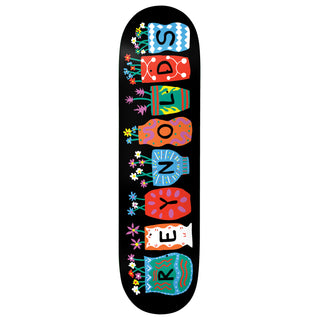 Baker Skateboard Deck Andrew Reynolds Pots and Flowers Black 8.5" x 32"