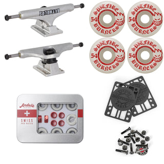 Upgrade Your Skateboard Premium Parts Package - Independent Trucks, Sptifire Wheels, Andale Swiss Bearings