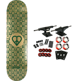 The Heart Supply Skateboard Complete Heimana Reynolds Trinity 8.25" Gold Foil