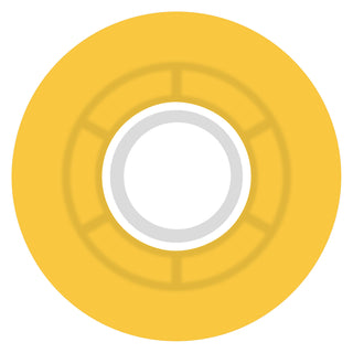 Ricta Skateboard Wheels 55mm Clouds 78A Transparent Citrus