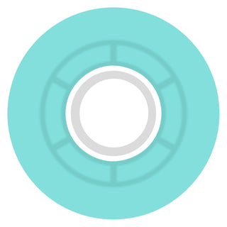 Ricta Skateboard Wheels 57mm Clouds 78A Transparent Aqua