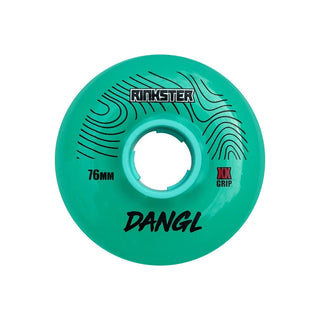 Rink Rat Roller Hockey Wheels Rinkster Dangl 76mm XX Grip Teal/Blue (Single)