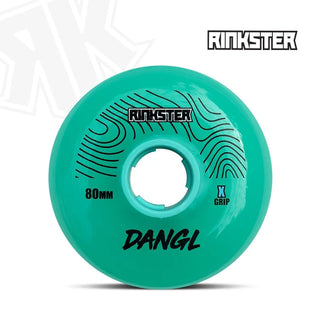 Rink Rat Roller Hockey Wheels Rinkster Dangl Teal/Blue (Single)