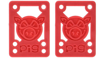 Pig Risers 1/8" Red