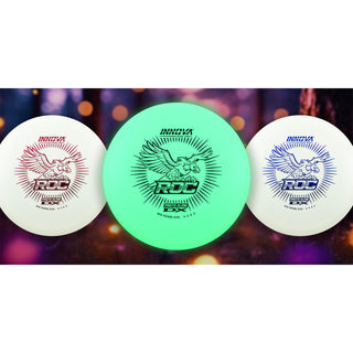 Innova Disc Golf Proto Glow DX Roc Midrange 4/4/0/3 Glow/Green Shatter 176 grams
