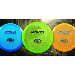 Innova Disc Golf Champion Rollo Midrange (Roller) 5/6/-4/1 Dark Pink/Silver Holo Wave 180 grams