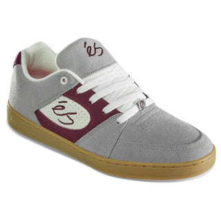 Es Skateboard Shoes Accel Slim Grey/Burgundy