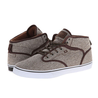 Globe Shoes Motley Mid Brown Herringbone