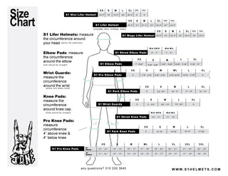 S-One Skateboard Pads Park Series Set (Knee and Elbow) Retro