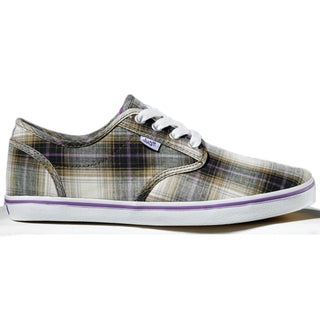 DVS Womens Skate Shoes Rico CT Purple Plaid/Canvas