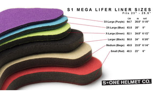 S-One Skateboard Helmet Mega Lifer Black Matte + 2 Sizing Liners