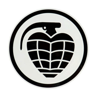 Thunder Trucks Skateboard Sticker Circle Grenade Black/White 4"