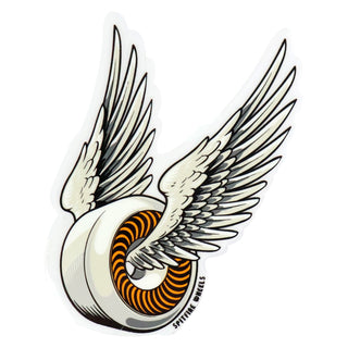 Spitfire Wheels Skateboard Sticker OG Classic Orange 2" x 4"