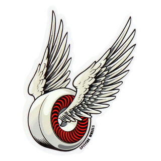 Spitfire Wheels Skateboard Sticker OG Classic Red 2" x 4"