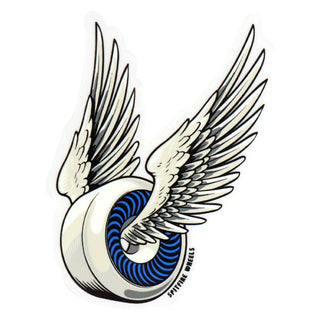 Spitfire Wheels Skateboard Sticker OG Classic Blue 2" x 4"