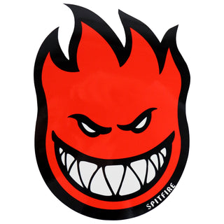 Spitfire Skateboard Wheels Sticker Fireball Bighead Red 4.5"