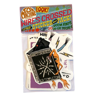 Toy Machine Skateboards Ed Templeton Wires Crossed Sticker Pack