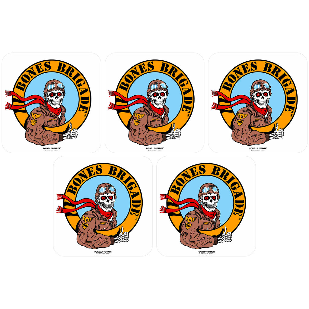 Powell Peralta Sticker Pack Bones Brigade Ripper Pilot 5-Pack – TGM ...