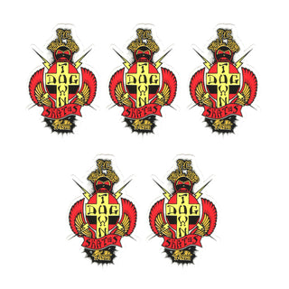 Dogtown Skateboards Sticker Pack OG PC Tail Tap 5-Pack 4" - 5 Stickers