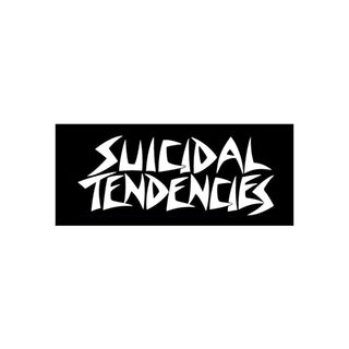 Dogtown Skateboards Sticker Suicidal Tendencies Logo Black 6.5"