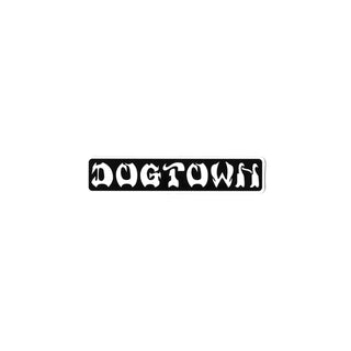 Dogtown Skateboards Sticker Bar Logo Black/White 1.5" x 8"