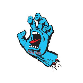 Santa Cruz Sticker Screaming Hand Blue 3.5"